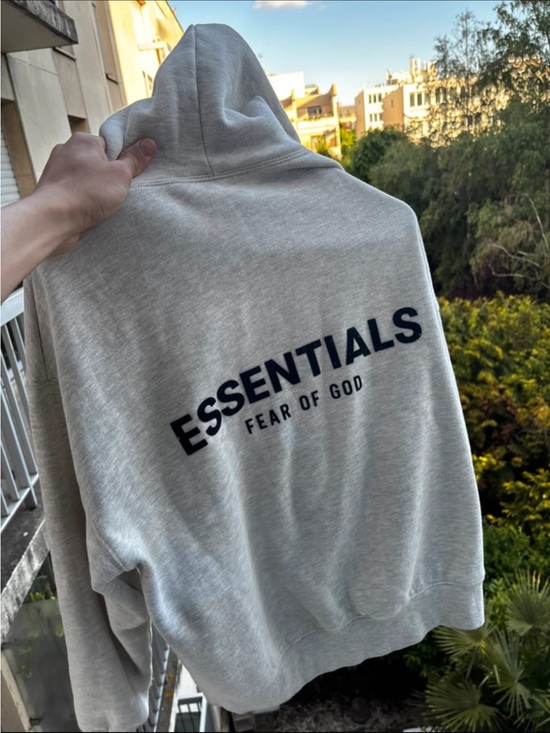 Essentials Other - Used Fear of God ESSENTIALS Light Gray Hoodie